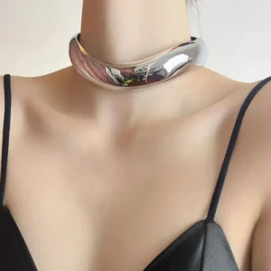 Gargantilla tipo torques irregular, Vintage - Chic
