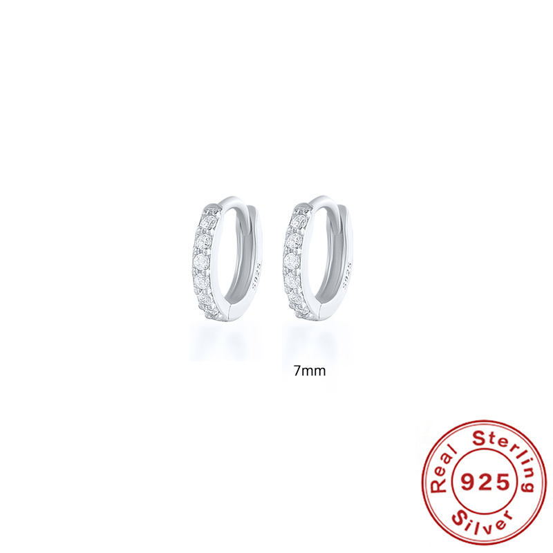 Pendientes plata de ley 925. Medidas varias - Imagen 13
