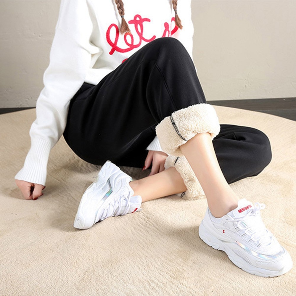 Pantalón Chándal Térmico para Mujer con Forro Borreguito Interior – Estilo Jogger Ajustable - Imagen 4