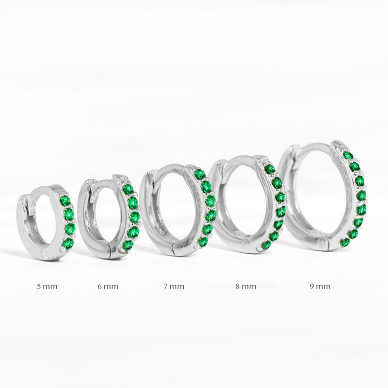 Pendientes plata de ley 925. Medidas varias - Imagen 29