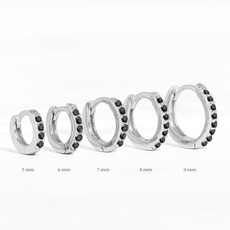 Pendientes plata de ley 925. Medidas varias - Imagen 31