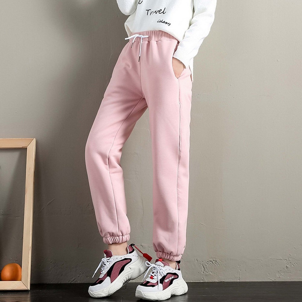 Pantalón Chándal Térmico para Mujer con Forro Borreguito Interior – Estilo Jogger Ajustable - Imagen 2
