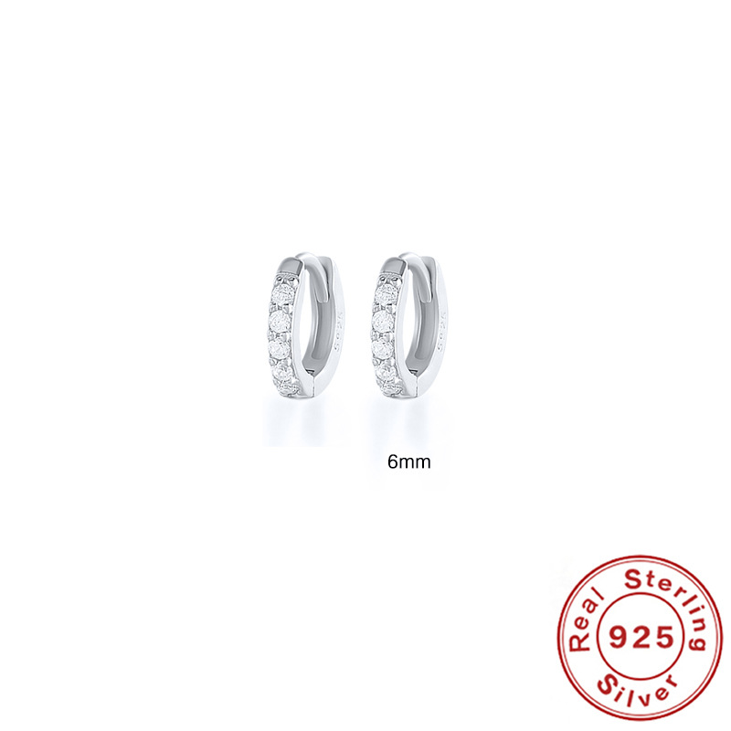 Pendientes plata de ley 925. Medidas varias - Imagen 12