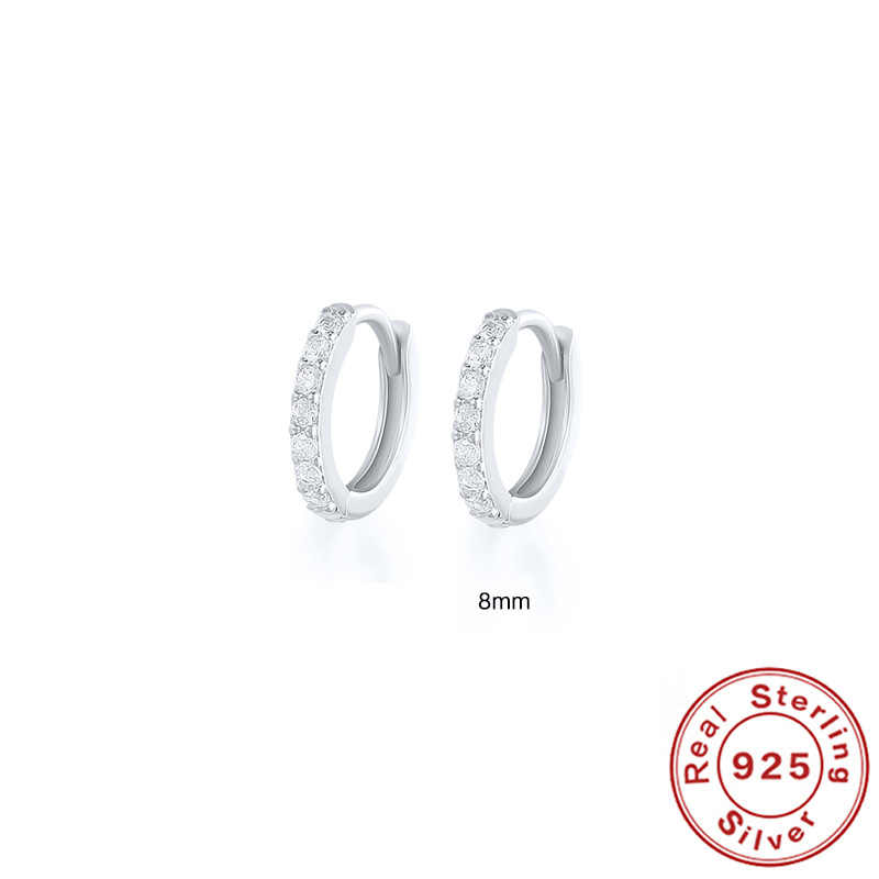 Pendientes plata de ley 925. Medidas varias - Imagen 14