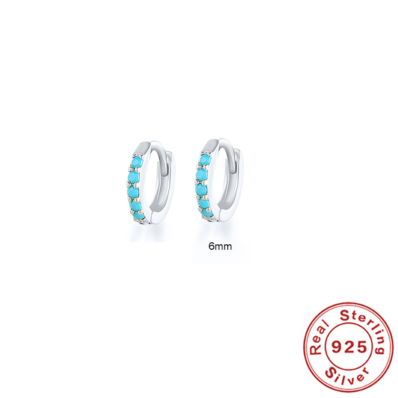 Pendientes plata de ley 925. Medidas varias - Imagen 23